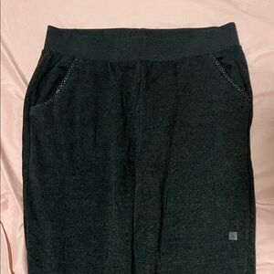 EXPRESS Gray Lounge Jogger set with rhinestones